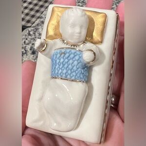 New! Lenox First Blessing Nativity Baby Jesus Replacement for Nativity 24k Gold